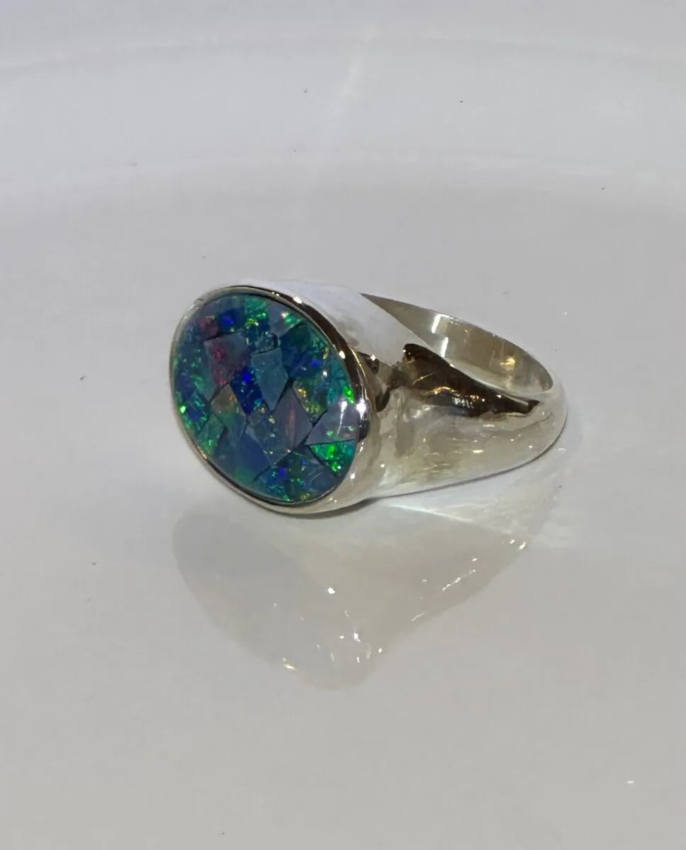 Caramel Ring - Opal Mosaic